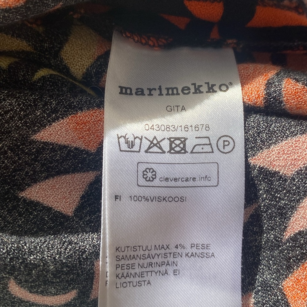 MARIMEKKO Sleeveless Cotton Dress-Size Large - Picture 5 of 6